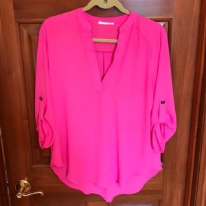 Lush Hot Pink Top